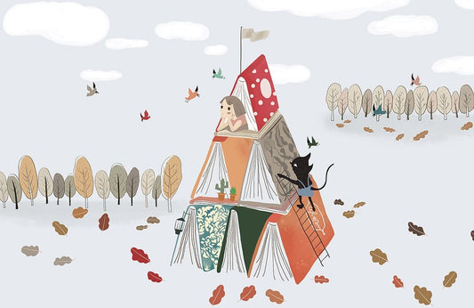 Book Tent Wall Murals