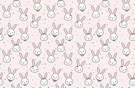 Cute Bunnies Wall Murals