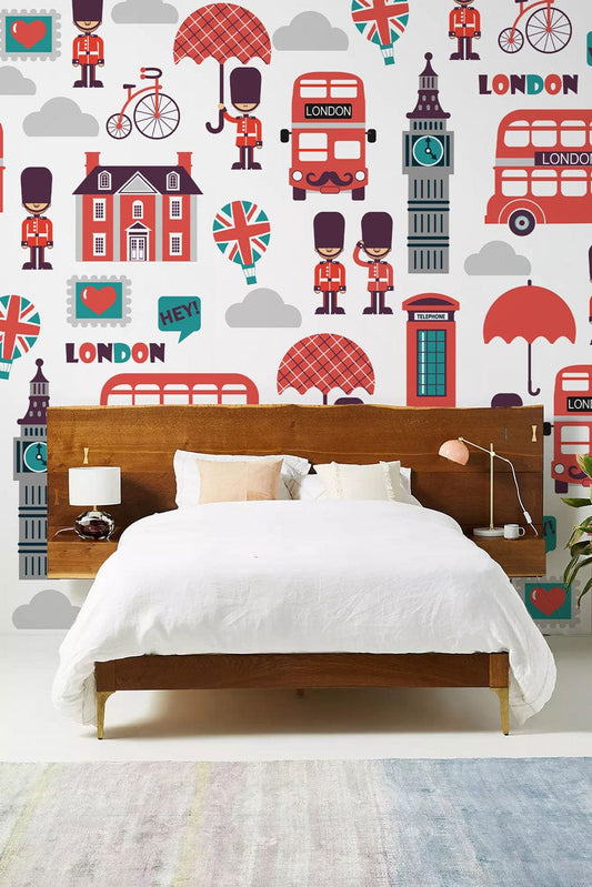 London Style Wall Murals