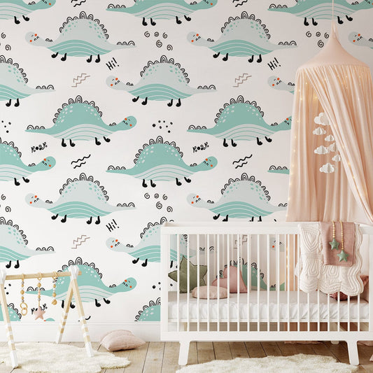 Hi Dinosaur Wall Murals