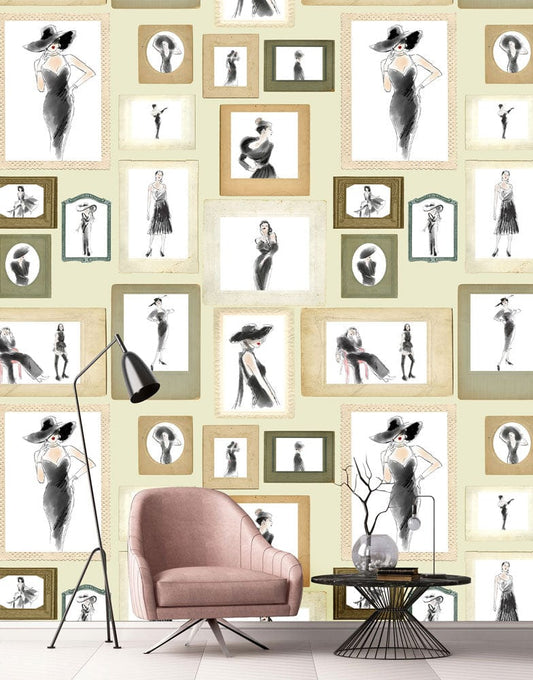 Modern Ladies Wall Murals