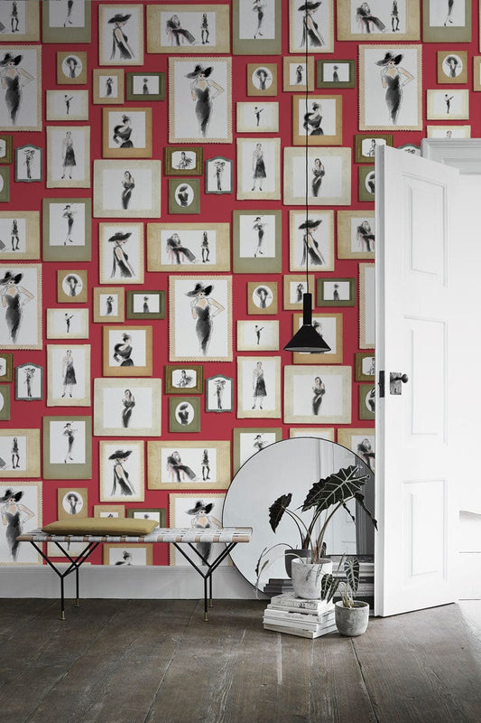 Modern Lady Wall Murals