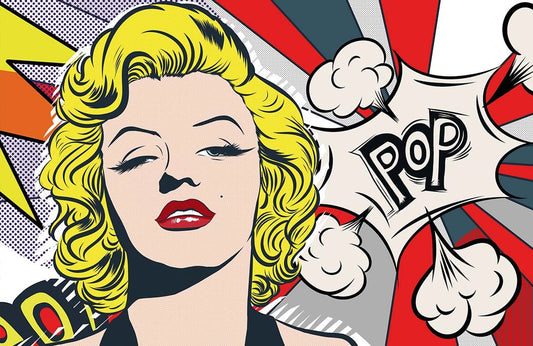 Monroe Pop Art Wall Murals