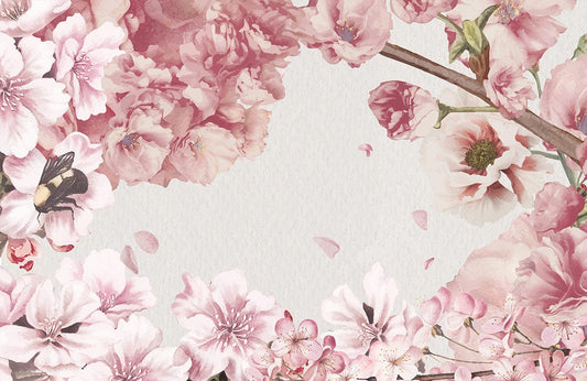 Peach Blossom Breeze ll Wall Murals