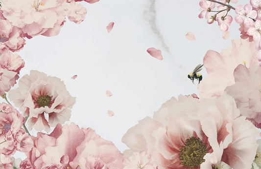 Peach Blossom Breeze Wall Murals