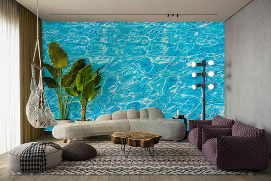 Pool Water Wave Wall Murals