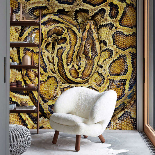 Python Round Wall Murals