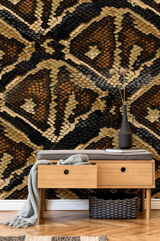 Python Skin Art Wall Murals