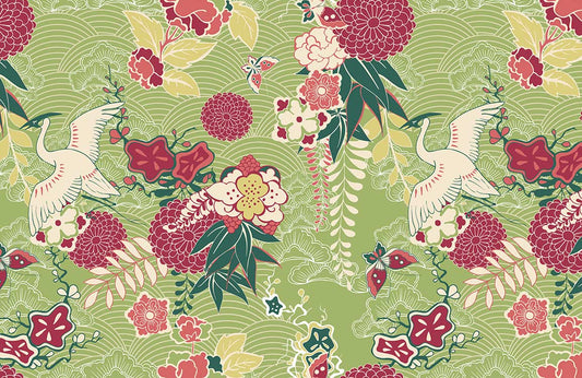 Retro Flowers&Birds Wall Murals