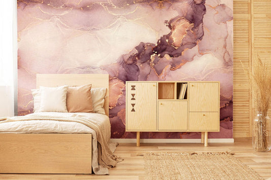 Roseate Marble Wall Murals