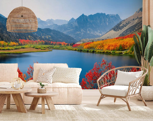 Spring Quiet Lake Wall Murals