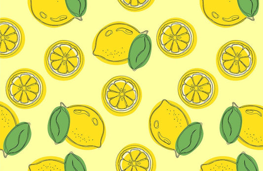 Sketch Lemon Wall Murals