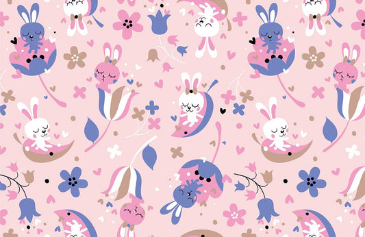 Sleep Bunny Wall Murals