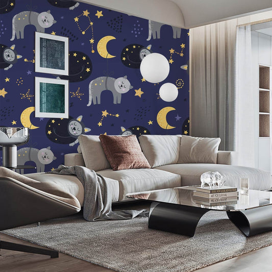 Sleepy Cat Wall Murals