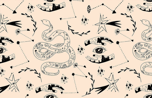 Snake Divination Wall Murals