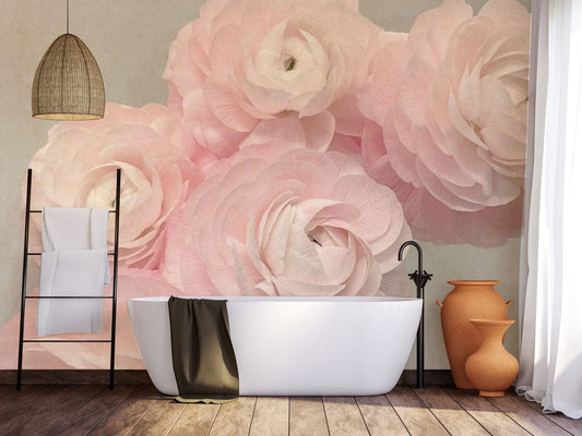 Soft Pink Blossom Wall Murals