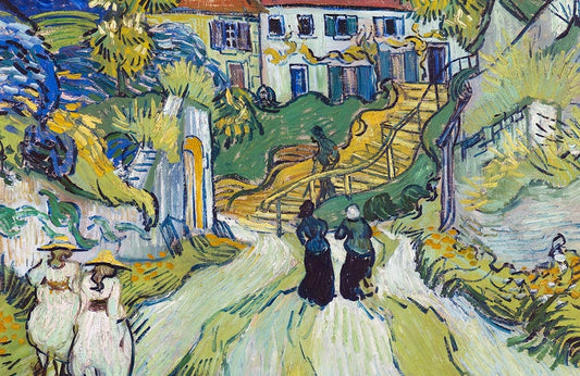 Stairway at Auvers Wall Murals