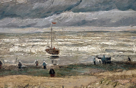 Stormy Beach Wall Murals