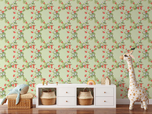 Fresh Strawberry II Wall Murals