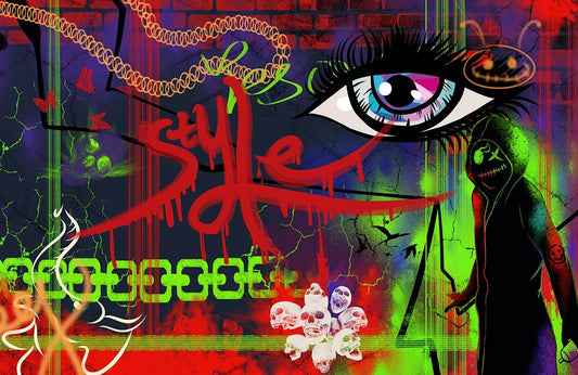 Stylish Graffiti Wall Murals