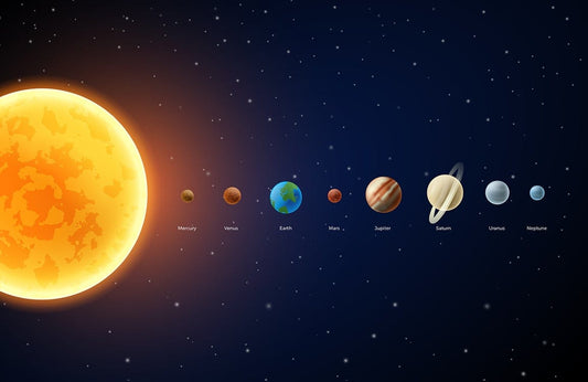 Sun & Planets Wall Murals