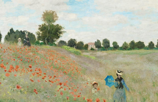 Poppy Field Near Argenteuil Wall Murals