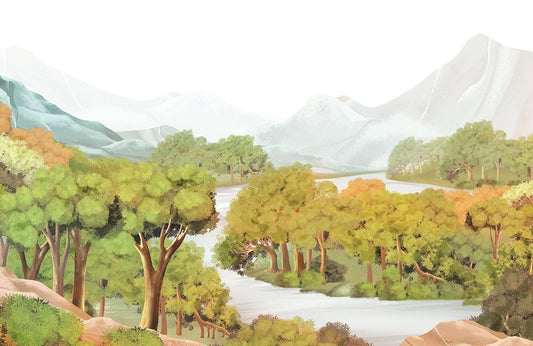 Forest Valley II Wall Murals