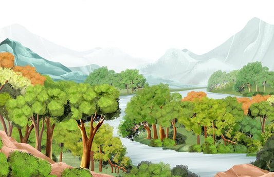 Forest Valley Wall Murals