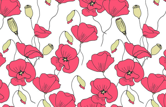 Trumpet Flower Wall Murals