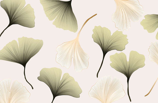 Ginkgo Leaf Wall Murals