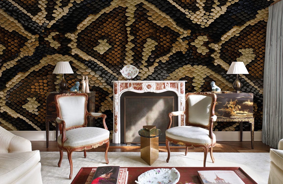 Python Skin Art Wall Murals