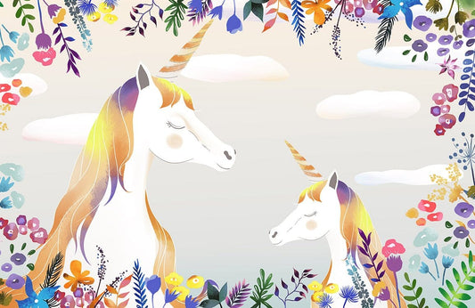 Dreamy Unicorns II Wall Murals