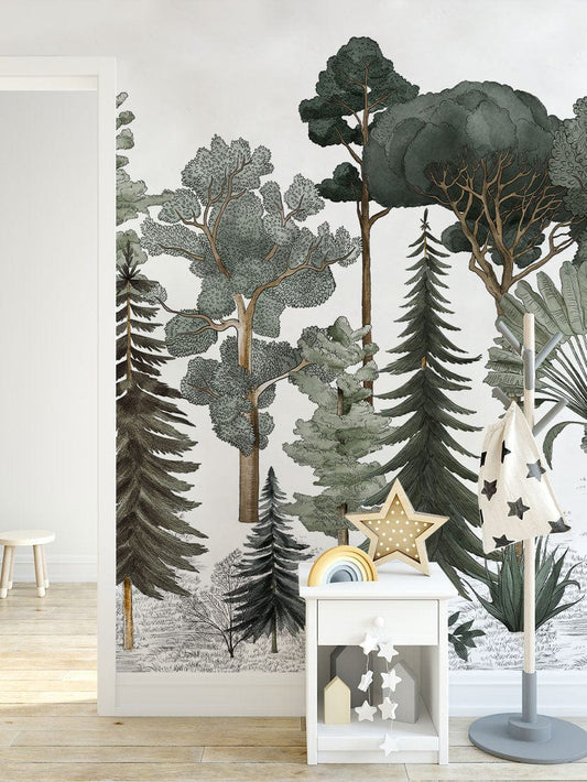 Various Trees Wall Murals