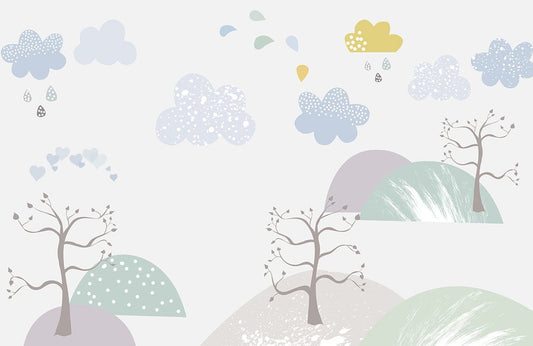 Cloud Tree Wall Murals