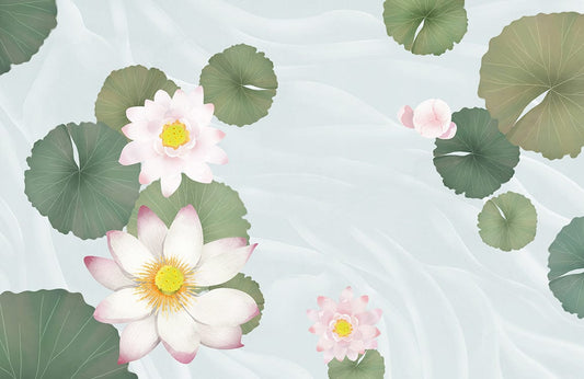 Water Lily Wall Murals