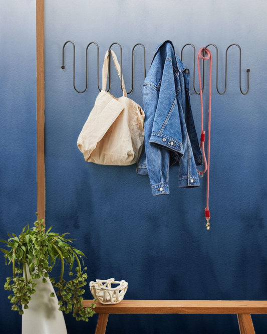 Watercolor Foggy Blue Wall Murals
