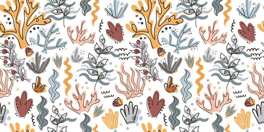 Waving Seaweeds Wall Murals